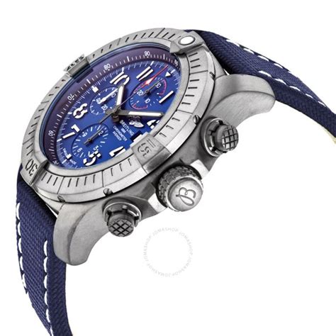 breitling super avenger 1 blue dial fake|how to check for Breitling.